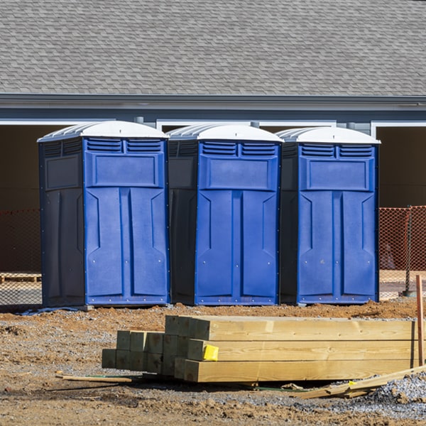 are there any restrictions on where i can place the portable restrooms during my rental period in Amawalk NY